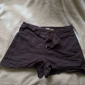 gray cargo shorts
